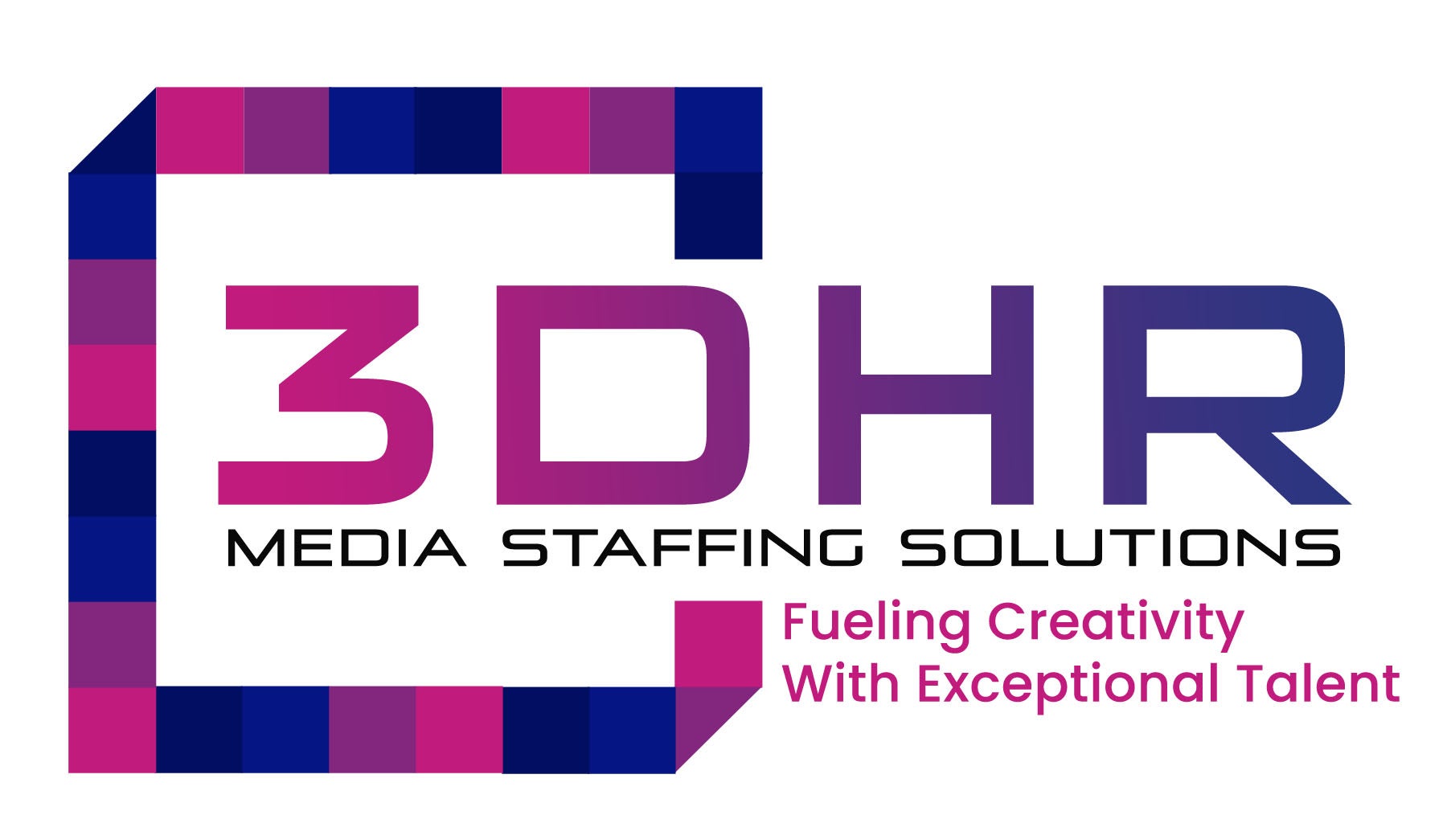 77795526 3dhr media staffing logo