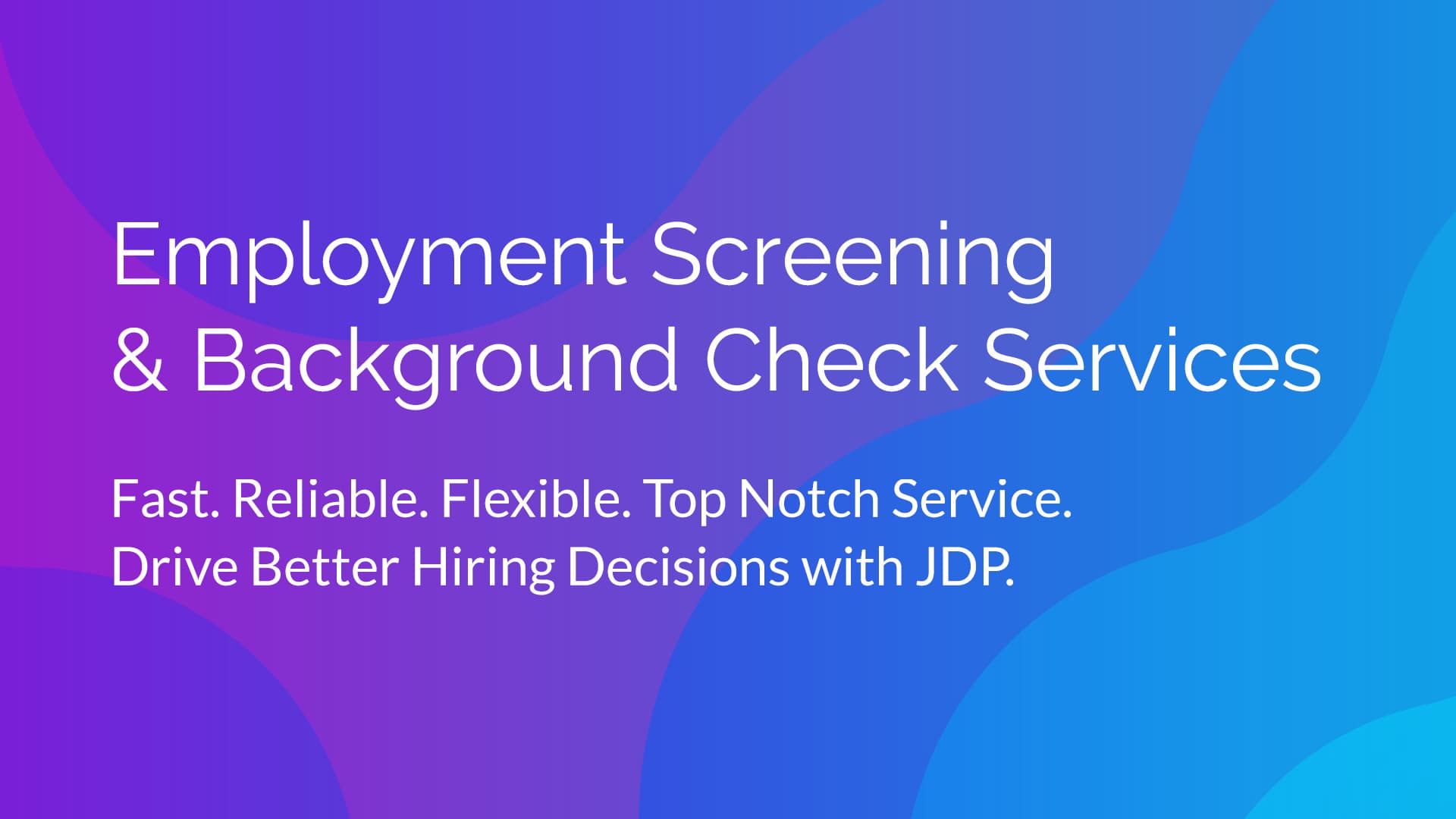 JDP employment screening & background checks | JazzHR Marketplace