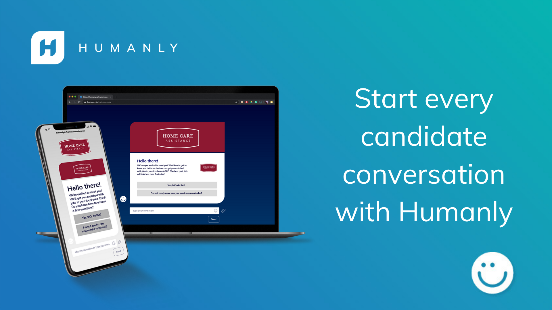 start every candidate conversation with humanly